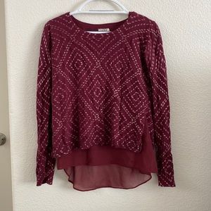 I am selling this lucky brand blouse size Small.